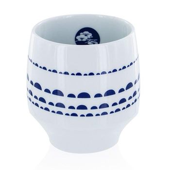 Taza Nara - Porcelana Con Diseños Azules