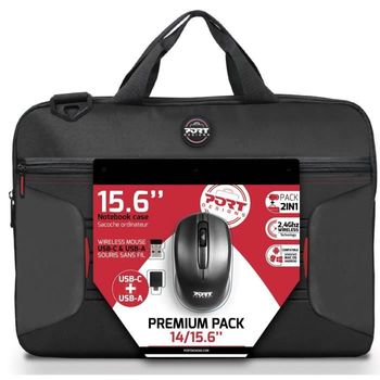 Pack Premium: Bolsa Para Portátil 15 +ratón+adaptador Usb Port Designs