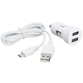 Cargador De Coche Bbc Mini Usb 2a - Blanco