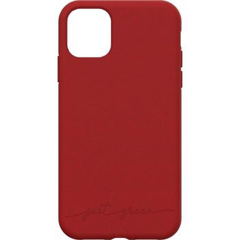 Just Green Organic Shell Para Iphone 11 Rojo