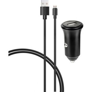 Cargador De Coche Usb A 2,4 A Fastcharge Usb A/cable Micro Usb