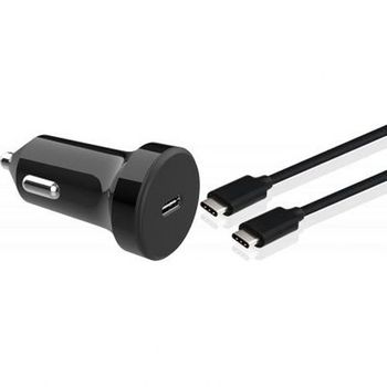 Cable De La Entrega De Energía Usb C/usb C Del Cargador 18w Del Coche Del Usb C