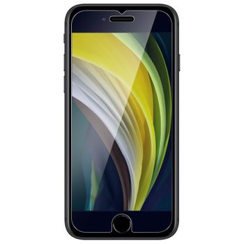 Protector de Pantalla de Vidrio Templado Full Cover con Marco Flexible para  iPhone 7/8/SE (2020)/SE (2022) - Negro