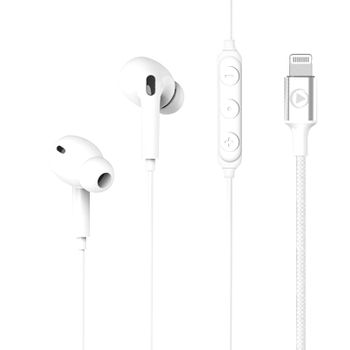 Auriculares Jack 3.5mm Material 100% Reciclado Garantía Vida Force Play  Blanco con Ofertas en Carrefour