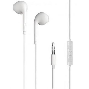 Auriculares Con Botón Jack De 3,5 Mm Con Control Remoto Y Micrófono