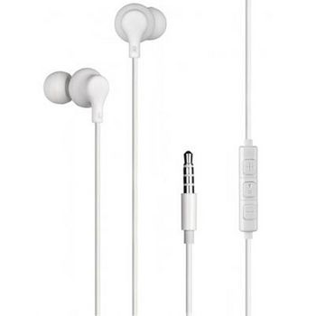 Auriculares Con Botón Jack De 3,5 Mm Con Control Remoto Y Micrófono