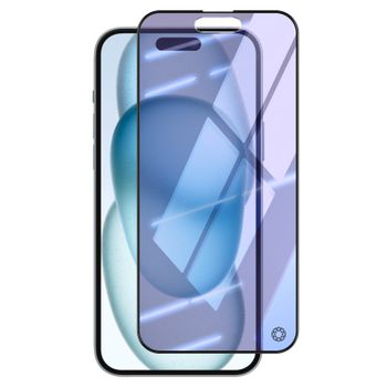 Protector De Pantalla Para Iphone 15 Plus En 2.5d Anti Blue Light Glass