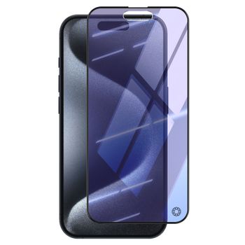 Protector De Pantalla Para Iphone 15 Pro En 2.5d Anti-luz Azul Cristal Orgánico