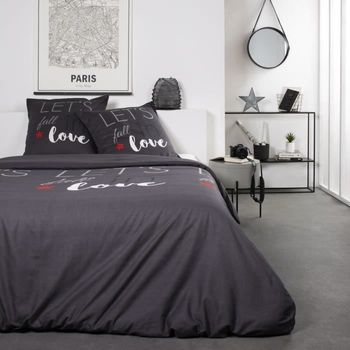 Juego De Cama Doble Today 200x200 Gris con Ofertas en Carrefour