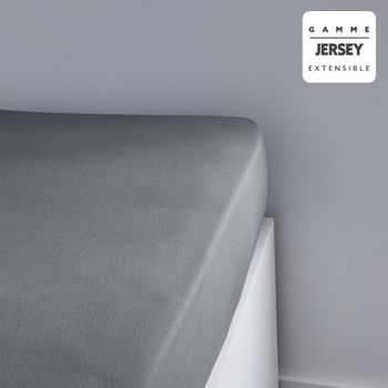 Sábana Bajera Ajustable Lisa Gris Cama 90 Cm - 90x200 Cm, Algodón 200  Hilos. con Ofertas en Carrefour