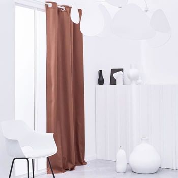 Cortinas Opacas Con Ganchos 2 Piezas Blanco Crudo 140x225 Cm Vidaxl con  Ofertas en Carrefour