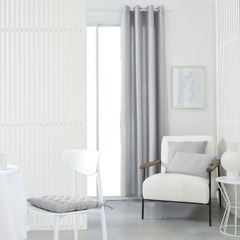 Cortinas Opacas Con Anillas De Metal 2 Piezas Beige 140x245 Cm Vidaxl con  Ofertas en Carrefour