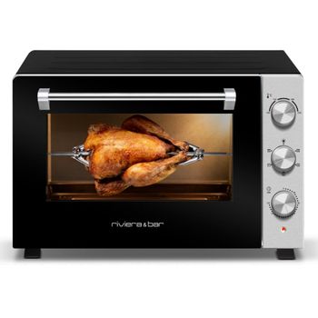 Riviera & Bar Horno De Convección 46l 1800w Negro / Acero Inoxidable - Qfr460