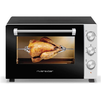 Riviera & Bar Horno De Encimera 30l 1500w Negro/acero Inoxidable - Qfr300