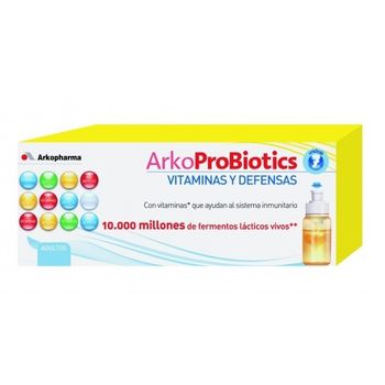 Arkopharma Arkoprobiotics Vitaminas + Defensas 7 Vial Adultos