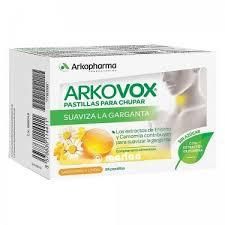 Arkopharma Arkovox Suaviza La Garganta Sabor Miel Y Limón 24 Comprimidos