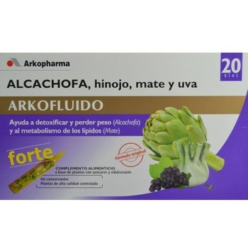 Arkopharma Arkofluido Forte Alcachofa Hinojo 20 Ampollas