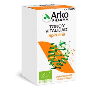 Arkopharma Arkocápsulas® Spirulina Bio 45 Cápsulas