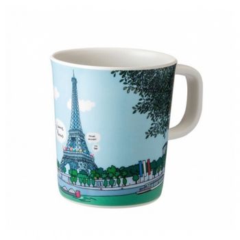 Taza De Melamina Torre Eiffel París