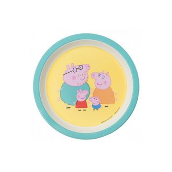 Plato Bebé Peppa Pig Con Padres