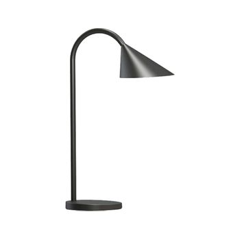 Lampara De Escritorio Unilux Sol Led 4w Brazo Flexible Abs Y Metal Negro Bas