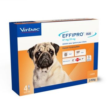 Effipro Duo Spot On 4 Pipetas Para Perros Pequeños