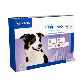 Effipro Duo Spot On 4 Pipetas Para Perros Medianos