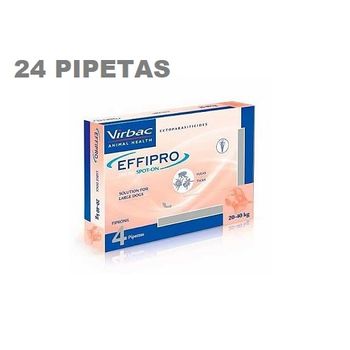 Effipro Spot On 24 Pipetas Antiparasitarias De 268 Mg Para Perros Grandes