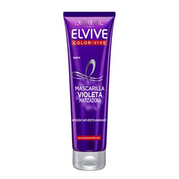 Mascarilla Matizante Elvive Color-vive Violeta L'oreal Make Up (150 Ml)