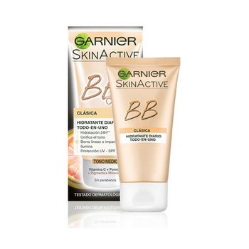 Crema Hidratante Efecto Maquillaje Skin Naturals Garnier Medium