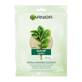 Esponja Facial Exfoliante Bio Konjac Garnier