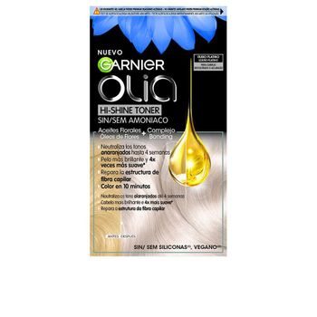 Olia Hi Shine Toner Coloración Semipermanente Neutralizador De Tonos #10.01 Rubio Platino 3 Pz