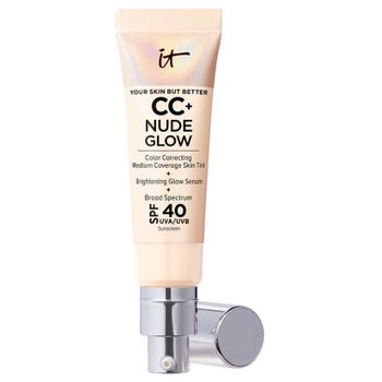 It Cosmetics Cc+ Cream Nude Glow Lightweight + Glow Sérum Spf40 32 Ml