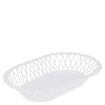 Original - La Paniere Ovale - Cesta De Pan Vintage - Plástico De Calidad Alimentaria Sin Bpa - Apto Para Lavavajillas - Fabricado En Francia - Oval - Nube