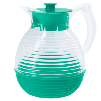 Original - La Carafe - Jarra Vintage Y Atemporal 100% Made In France - Capacidad 1.3l - Libre De Bisfenol A - Reciclable - Compatible Con Lavavajillas Y Microondas - Tapón Incluido - Lagune