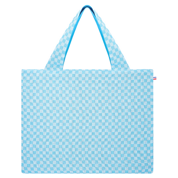 The Provision Bag - Bolsa De Compra - Forrada Y Reversible - Plegable - Azur - 5x40x50cm