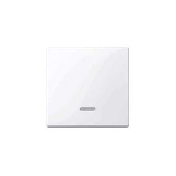 Tecla Simple Con Visor Blanco Activo Schneider Elegance Mtn436025