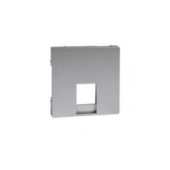 Tapa Toma Telefono Aluminio Schneider Elegance Mtn463560