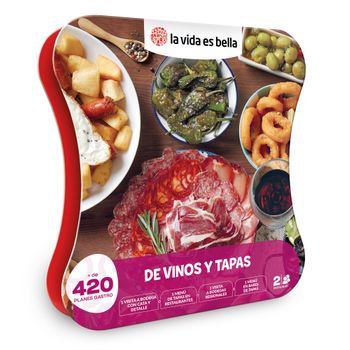 Caja Regalo Planes Gourmet - De Vinos Y Tapas