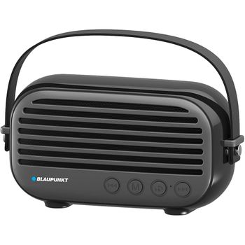 Altavoz Bluetooth, Vintage, Radio Fm, Usb, Micro Sd,  Aux, Portátil, Inalámbrico, Manos Libres Negro  Blaupunkt Blp3350n