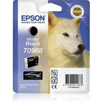 Epson - Husky Cartucho T0968 Negro Mate