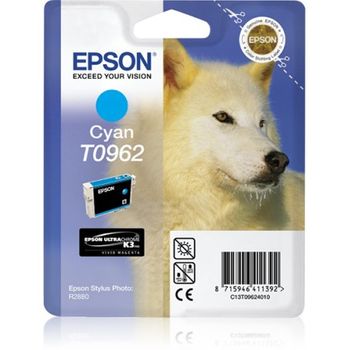 Epson - Husky Cartucho T0962 Cian