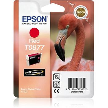 Epson - Flamingo Cartucho T0877 Rojo