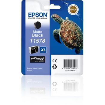 Epson - Turtle Cartucho T1578 Negro Mate