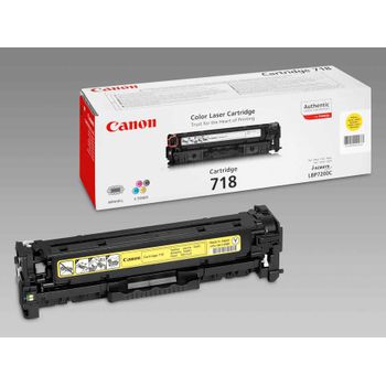 Canon Toner Laser Amarillo 718y 2.900 P Ginas Lbp/7200cdn Se