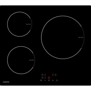 KROMSLINE Vitrocerámica KVI-3FI-B3 + Horno KHI-400-S