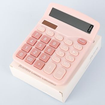 Calculadora De Sobremesa De 12 Dígitos Rosa