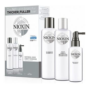 Set De Peluquería Unisex System 1 Nioxin (3 Pcs) Anticaída Cabellos Normales