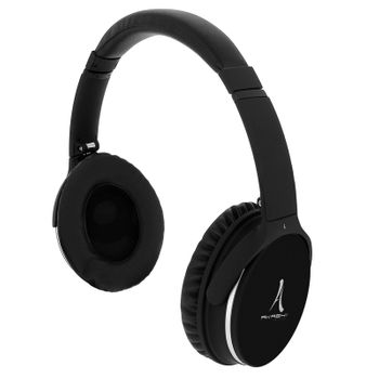 Cascos Bluetooth Botones Y Micro Con Cable Jack 3,5 Mm Incluido Akashi - Negro