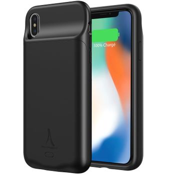 Carcasa Batería 3500 Mah Iphone X Y Xs De Akashi – Negra